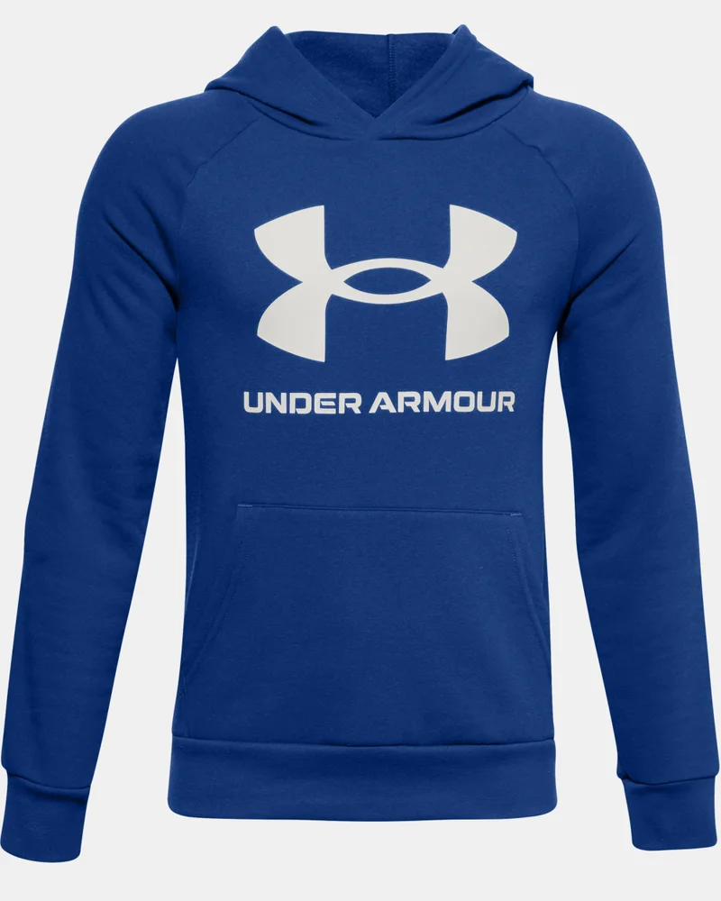 UNDER ARMOUR Kids' UA Rival Fleece Big Logo Hoodie